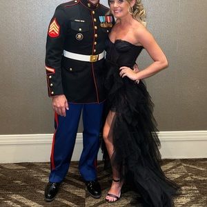 X REVOLVE Bustier Gown in Black For Love & Lemons